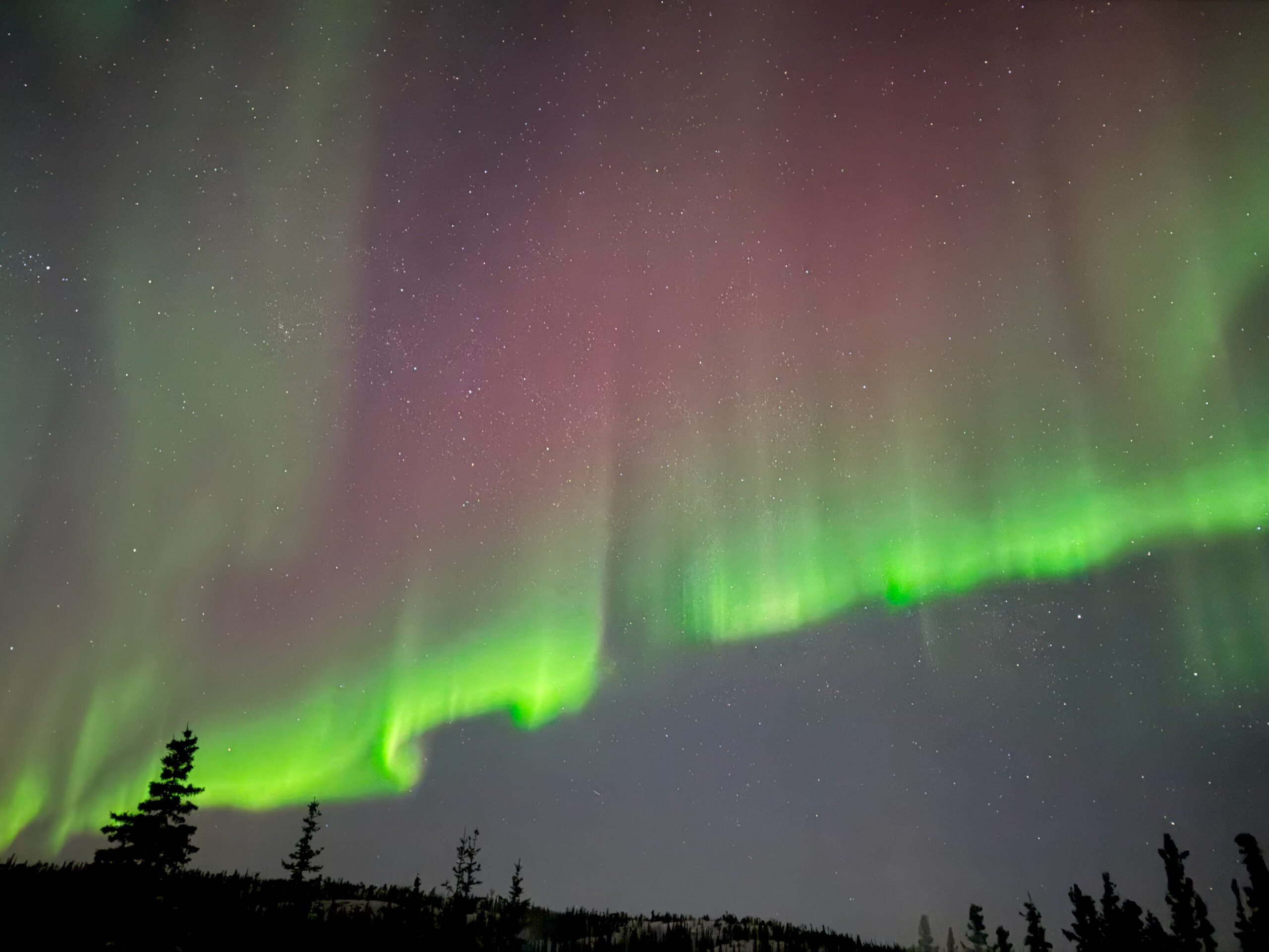 iPhoneでオーロラ撮影に挑戦！！