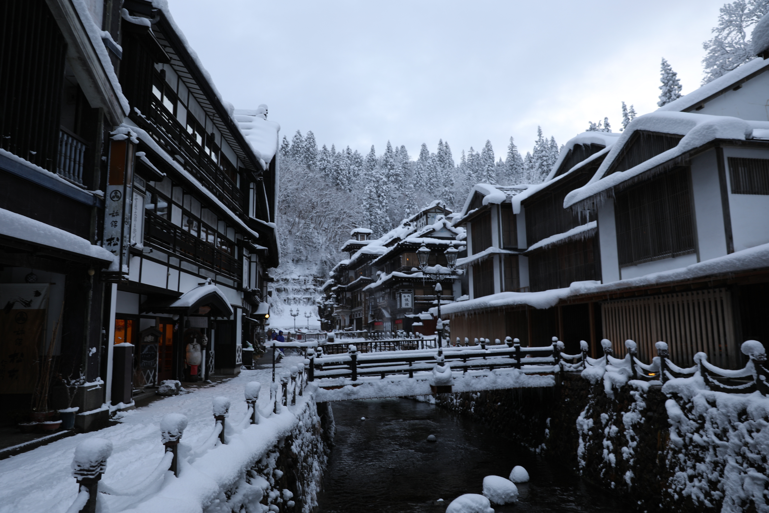銀山温泉 1月 雪景色シーズン